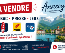 74 ANNECY TABAC PRESSE JEUX et divers quartier RESIDENTIEL – 22180
