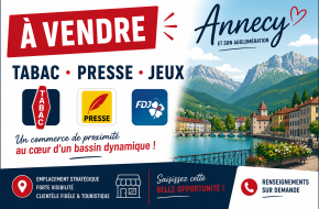 74 ANNECY TABAC PRESSE JEUX et divers quartier RESIDENTIEL – 22180